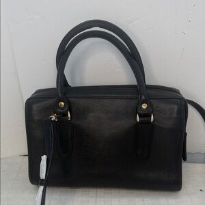 Elegant Black Leather Handbag